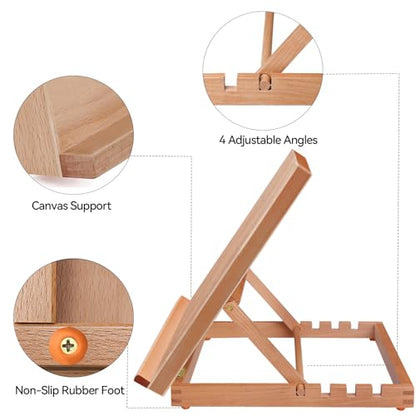 Miratuso Tabletop Easel Painting Easel, Art Drawing & Sketching Board - style: A3 Upgrade