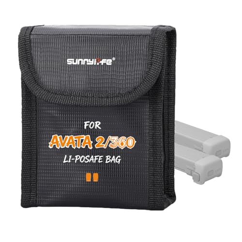 Fireproof Safe Bag for DJI Avata 360 Battery Accessories-Medium - size: Medium (for 2 batteries)