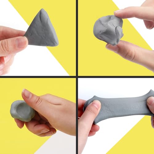 4 Pack Kneaded Eraser, Artist Eraser, Erasers,1.45x1.35, Grey