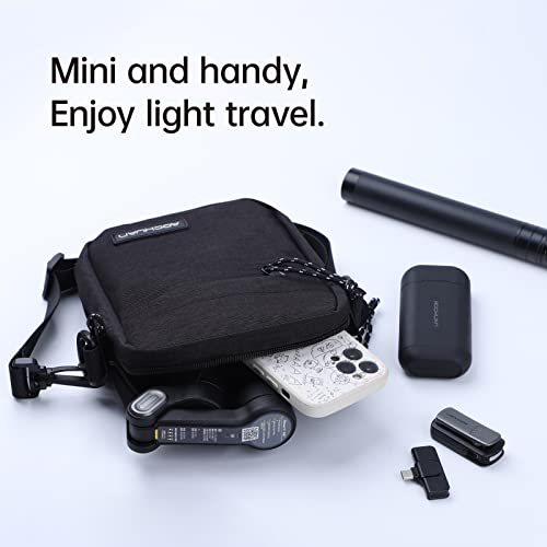 AOCHUAN B20 Camera Bag Gimbal Storage Sling Bag for Camera, Lens, 3-Axis Gimbal Stabilizer & Camera Accessories, with Compartment Insert, Mesh & Shoulder Strap