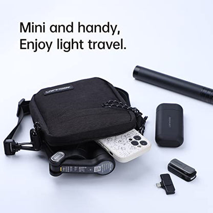 AOCHUAN B20 Camera Bag Gimbal Storage Sling Bag for Camera, Lens, 3-Axis Gimbal Stabilizer & Camera Accessories, with Compartment Insert, Mesh & Shoulder Strap