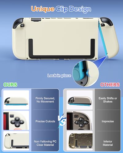 FYOUNG Protective Case for Nintendo Switch 2, Slim Hard Shell Accessories - color: Soft Yellow