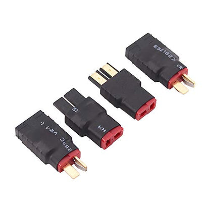 4pcs T-Plug Style Male Female RC Connector Adapters(C161-4)