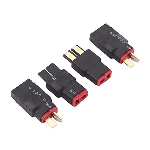 4pcs T-Plug Style Male Female RC Connector Adapters(C161-4)