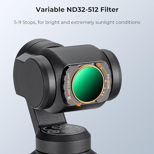 K&F CONCEPT Adjustable Magnetic ND Filters Set - style: ND2-32 +ND32-512