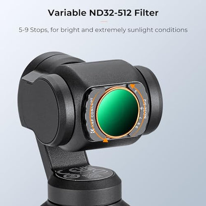 K&F CONCEPT Adjustable Magnetic ND Filters Set - style: ND2-32 +ND32-512