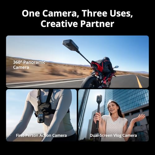 DJI Osmo 360 Motorcycle Handlebar POV Combo, 360 Action Camera - style: DJI Osmo 360 Motorcycle Handlebar POV Combo