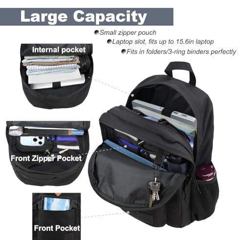 SUPACOOL Campus Backpack, Laptop Bag with 2 Compartments, Travel Backpack
