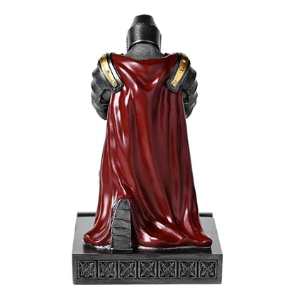 Medieval Templar Vanguard Officer Knight Pen Holder Desk Organizers Iron - color: Iron