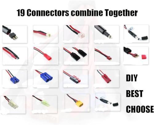 Readytosky 19 in 1 Lipo Battery Charger Adapter Convert Cable