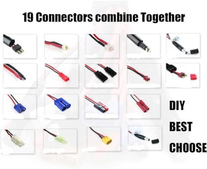 Readytosky 19 in 1 Lipo Battery Charger Adapter Convert Cable