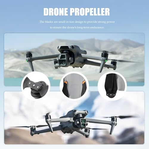 [2026 Upgrade] 8Pcs Propellers Replacement (Low-Noise Quick-Release) for DJI Air 3/Air 3S Drone, Replacement 8747F Blades with Anti-Drop Design for Drone Accessories