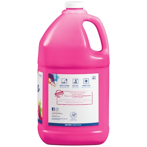 Prang Ready-to-Use Tempera Paint, Magenta, 1 Gal., 1 Count - color: Magenta, size: 1 Count (Pack of 1)