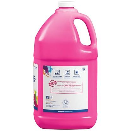 Prang Ready-to-Use Tempera Paint, Magenta, 1 Gal., 1 Count - color: Magenta, size: 1 Count (Pack of 1)
