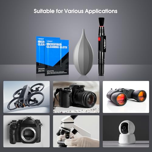 VSGO 4-in-1 Camera Cleaning Kit for Canon, Nikon, Sony DSLR Cameras