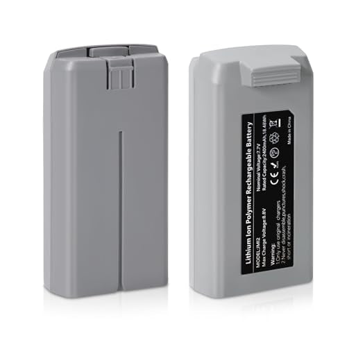 Mini 2 Series Intelligent Flight Battery 2Pack 2400mAh 7.7V Replacement Battery Compatible with DJI Mini 2/2 SE/ 4K Up to 31Mins Flight Time - style: 2PACK