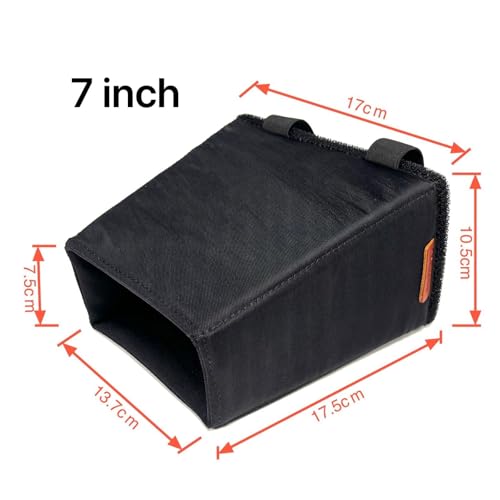 7inch Monitor Hood, trapezoid Sun Shade for Camera Screen, Improved Deep Design for Better Light Blocking, Compatible with 7" Displays