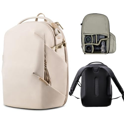 PGYTECH OneGo Lite Camera Backpack 16L Lightweight Camera Bag Cream - color: Cream, size: 16 L
