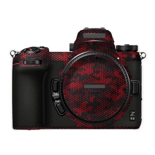 Anti-Scratch Camera Skin Wrap Z6 II Sticker Coat Vinly Protective Film Body Protector Decals Cover for for Nikon Z6II Z7II Z7 II (Mamba Red) - color: Mamba Red