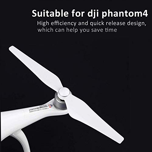 Alomejor 2 Pairs Replacement Drone Propeller Blades for Quadcopter - High-Performance Drone Accessories | 2-Pack Compatible with Most Quadcopter (Black)