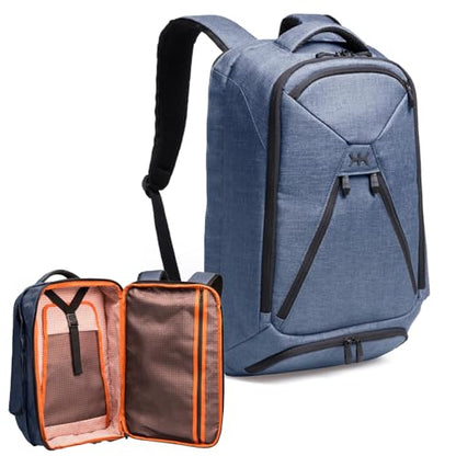 Knack Series 1 Medium Travel Backpack, 15.6-Inch Laptop, Expandable 27-39L - color: Indigo Blue, size: Medium