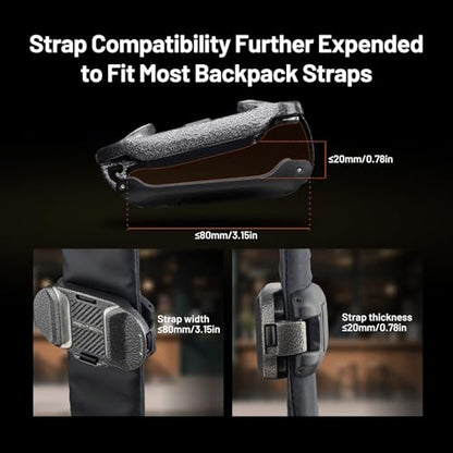 PGYTECH Beetle Camera Clip V2 with Plate Quick Release Camera Backpack Clip - style: Camera Clip V2