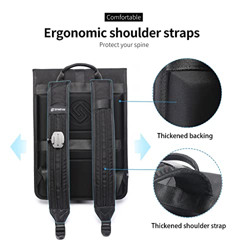Smatree Waterproof Carrying Backpack for DJI Mini 4 Pro/3 Pro - color: Black/DJI Mini 4 Pro/3 Pro