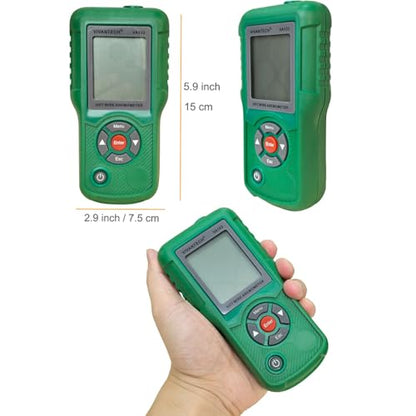 Professional-Grade Hot Wire Anemometer with Backlit LCD – Accurate Air Flow Meter for HVAC, Ducts, and Ventilation Systems, Wind Speed Meter Measures CFM/CMM, Temperature (℃/℉)