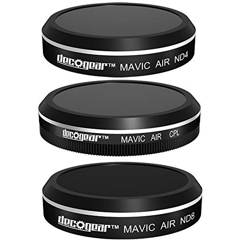 Deco Gear Filter Kit (CPL+ND4+ND8) for Camera on The Mavic Air Quadcopter Drone