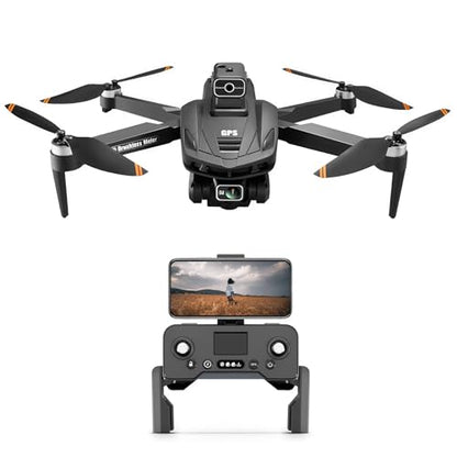 V168 4K UHD Drone with GPS Return, 90° Adjustable Camera, 5G HD Transmission, 30 Min Flight, 3000M Range, Obstacle Avoidance, Brushless Motor, Follow Me & Waypoint Fly