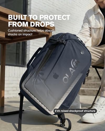 Tolaccea Travel Laptop Backpack 32L Carry on Daypack for Work Business - color: Midnightsky