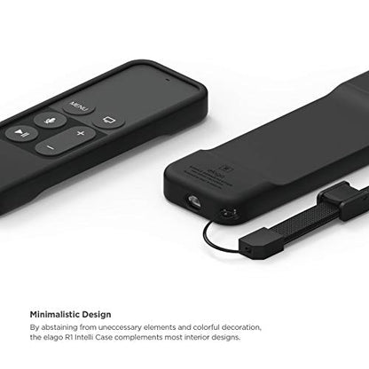 elago R1 Intelli Case for Apple TV Siri Remote 4K / 4th Gen - color: Black