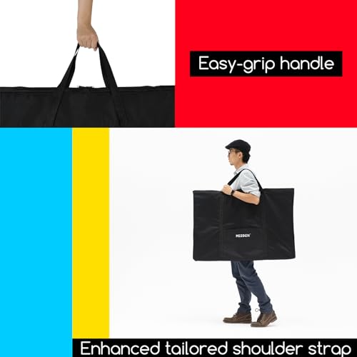 MEEDEN Art Portfolio Bag: 20 x 26 Inch Black Canvas Portfolio Case - size: 20"x 26"