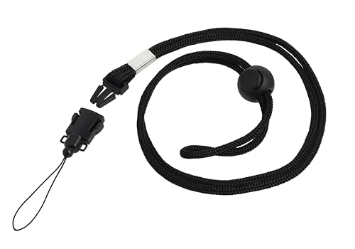 Camera & Cell Phone Neck Strap (Lanyard Style) Adjustable with Quick-Release (Applicable on Many Devices) - color: Black Neck Strap