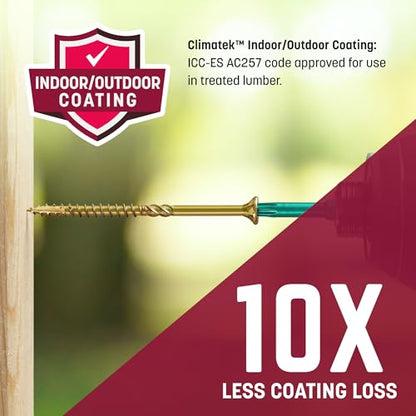 GRK Fasteners R4™ #9 x 1-1/2" Multi-Purpose Framing Screws, 820 PCS - size: #9x1-1/2" 820 count