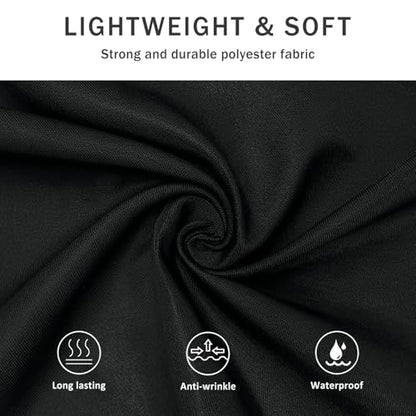 BOHARERS 2 Pack Cooking Kitchen Aprons with 2 pockets Unisex Adjustable Chef Apron for Women Men - color: 2 Pack Black