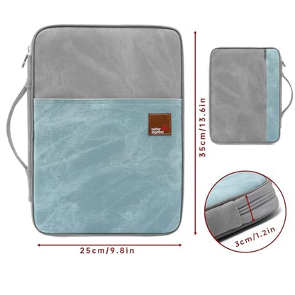 mygreen Universal Travel Gear Organizer/Electronics Accessories Bag/Document File Bag - color: Grey and Light Blue