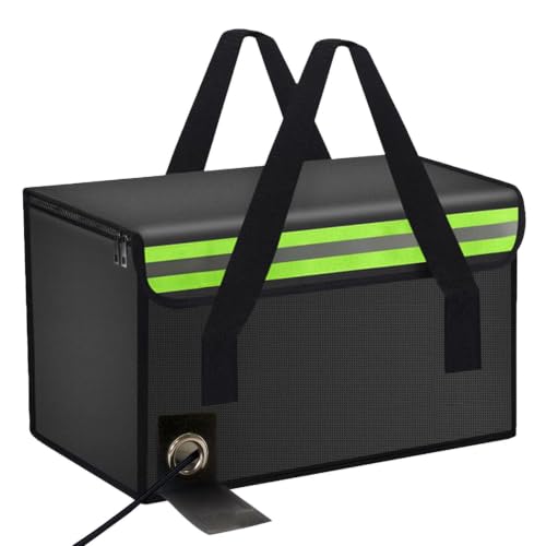 11.02"x5.9"x7.1" Lipo Battery Safe Bag Fireproof Bag for Li-Battery Pack Storage Charging Transport,Home Office Travel Lipo Safe Storage Pouch for Valuables Jewelry Passport Power bank - size: 280*150*180mm