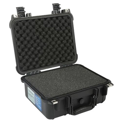 Strongway 13in. Portable All-Weather Protective Storage Case, IP65 Water Resistant, Black