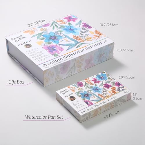 MEEDEN x Diane Antone Paint Set: Watercolor Paint Set Art Supplies Gift