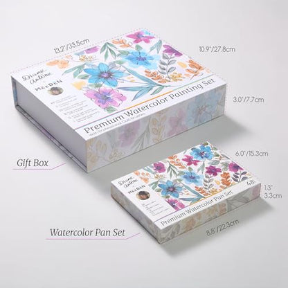 MEEDEN x Diane Antone Paint Set: Watercolor Paint Set Art Supplies Gift