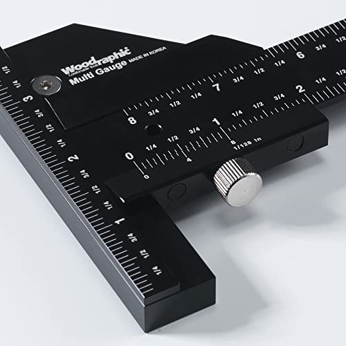 Scriber Gauge 26 Inch – Extra Long Measuring and Marking Ruler, Layout and Joinery Gauge, CNC Aluminum Square Tool for Woodworking, Carpentry, Framing, DIY Projects (New Version) - size: 26 Inch
