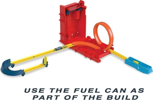 Hot Wheels Track Builder Unlimited Fuel Can Stunt Box Playset & Car