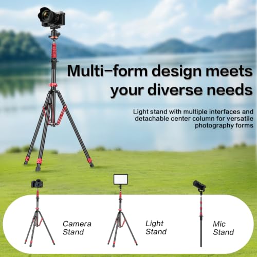 FreeSea MT-02 Aluminum Alloy Photography Light Stand, Adjustable Tripod - size: 102inch