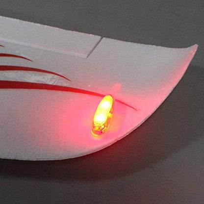 RC Plane LED Light Kit for Bicycle Jet Airplane Air Craft Fix Wing Quadcopter,Rechargeable Red Green White LED Flashing Lights