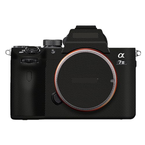 Camera Cover Skin Sticker for Sony A7III A7M3 A7R III Camera Protector Film Skin Anti-Scratch Protective Decoration A7 III A7R3(Matrix Black) - color: Matrix Black