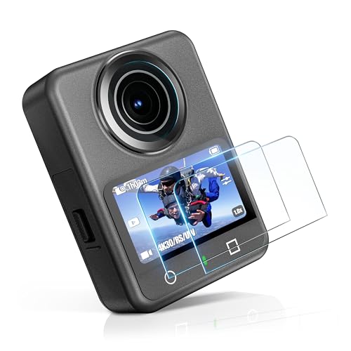 STARTRC PHOTO Screen Protector for DJI Osmo 360 for Xtra Sphra360 Camera Accessories,Ultra HD Tempered Glass Film for Osmo 360/Sphra360 Camera,9H Anti-Scratch Protective Film,2 Pack - color: colourless