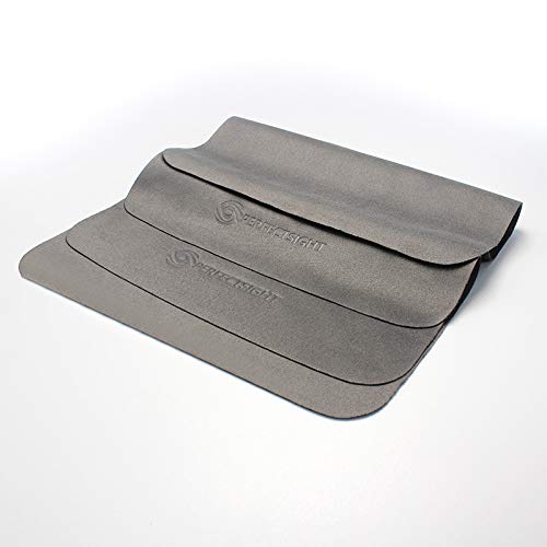 PERFECTSIGHT Microfiber Cleaning Cloth | Eyeglass Lens Cleaner [6 Pack, 5.7x6.7 Inch] Glasses, Phone, Camera, Computer Screen Cleaning | Safe for All Coated Lenses - color: Grey, size: 6 Pack