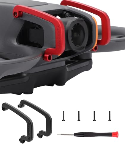 Gimbal Bumper Guard for DJI Avata 2, Lens Safety Bumper PTZ Protect Bar, Aluminum Alloy Anti-Collision Camera Protector for Avata 2 FPV Drone Accessories (Black) - color: Black