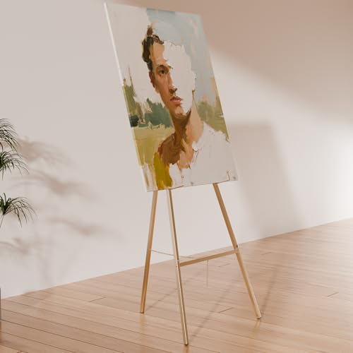 Gold Easel Stand for Sign, Wedding Sign